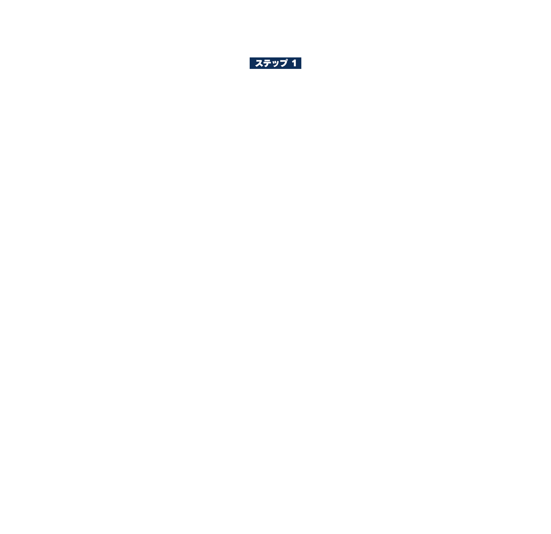 ステップ1